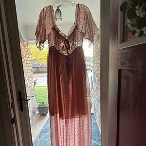 Dusty rose dress